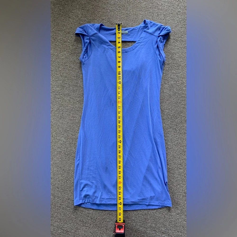 Athleta Charisma Women's Purple Knit Dress~ Peek‎ A Boo Back Size Medium - Picture 7 of 11